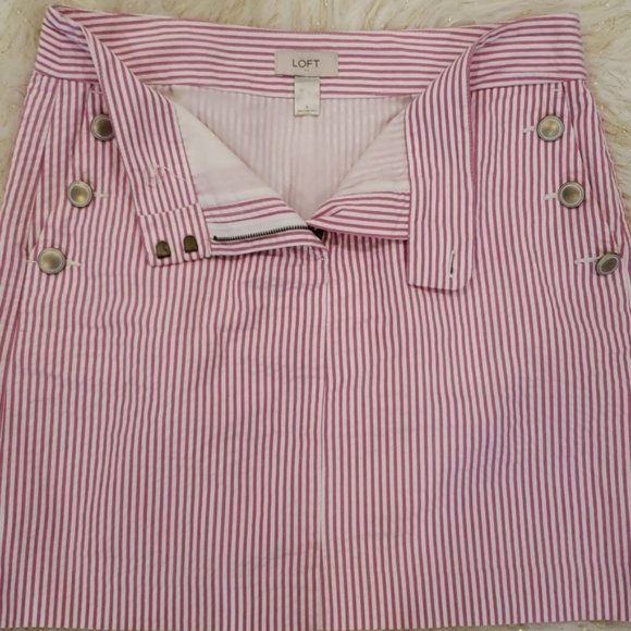 LOFT Mini Skirt Size 6 - Picture 3 of 5